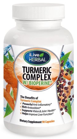 Turmeric Curcumin with Bioperine - 350mg 100 Certified Organic Turmeric Root Powder 150mg Turmeric Extract Standardized to 95 Curcumin Plus 5mg Bioperine Black Pepper Extract - 90 Capsules