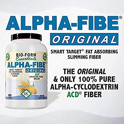 Alpha-Fibe Original Smart Weight Loss Slimming Fiber for Men & Women (90 Fast-Acting Capsules) by Bio-Form Essentials
