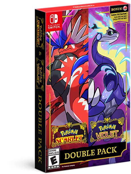 Pokémon Scarlet & Pokémon Violet Double Pack - Nintendo Switch