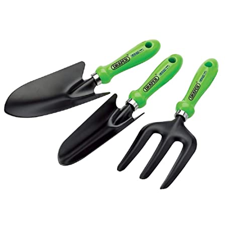 Draper 83972 Easy Find Gardening Hand Tool Set - Green (3-Piece)