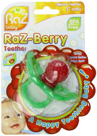 Razbaby RaZ-berry Teether, Red