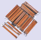 Ostart 5 Sets of 15 Sizes 8 20cm Double Pointed Carbonized Bamboo Knitting Kits Needles Set 20mm - 100mm
