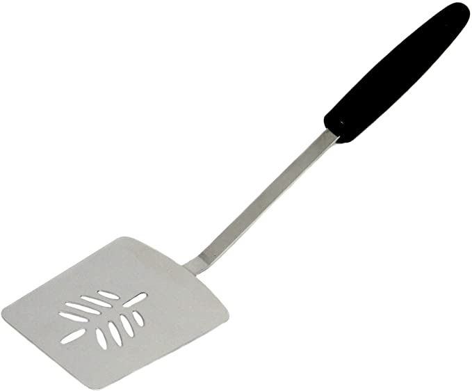 Chef Craft Select Stainless Steel Turner/Spatula, 14", Black