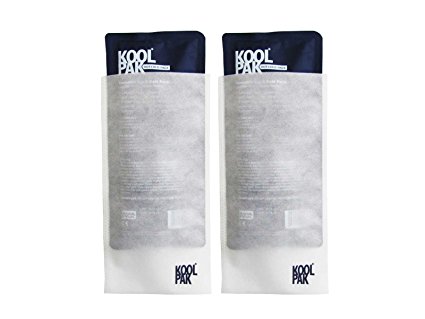 Koolpak Luxury Reusable Hot & Cold Gel Pack Large (12 x 29cm) with Non-Woven Sleeve - Twin Set