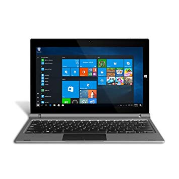 YUNTAB 11.6 inch GA116C 2-in-1 Windows 10 Home Laptop Tablet PC 2GB / 32GB, 1920 x1080 IPS Display, Dual Camera, WiFi, Intel Z8350(Quad-Core) Notebook Computer with Keyboard (Dark Grey)