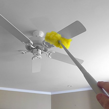 Evelots Removable And Washable Microfiber Ceiling And Fan Duster