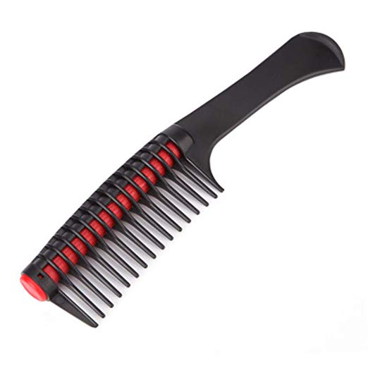 Lucyzkd Professional Anti Splicing & Detangling Roller Comb, Integrated Roller Hair Comb，Professional Hair Dyeing Comb, Hair Daily Care Comb