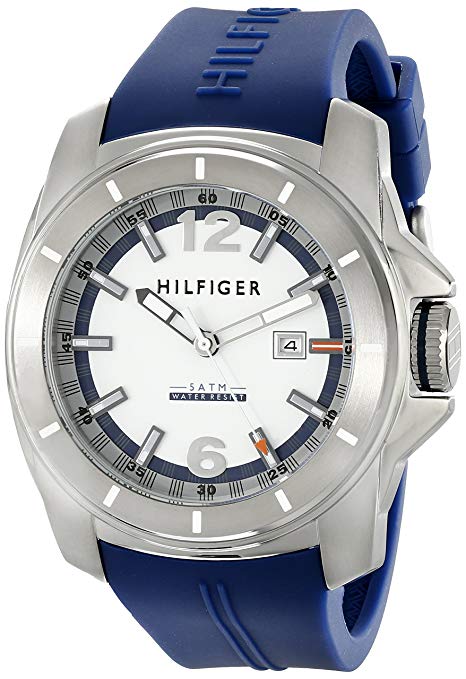 Tommy Hilfiger Men's 1791113 Cool Sport Analog Display Quartz Blue Watch