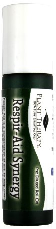 Respir-Aid Synergy Pre-Diluted Essential Oil Roll-On 10 ml (1/3 fl oz). Ready to use!