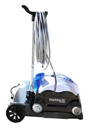 Hayward RC9742WCCUBY SharkVac Robotic Pool Cleaner with Caddy Cart, X-Large, Blue/Black/Grey