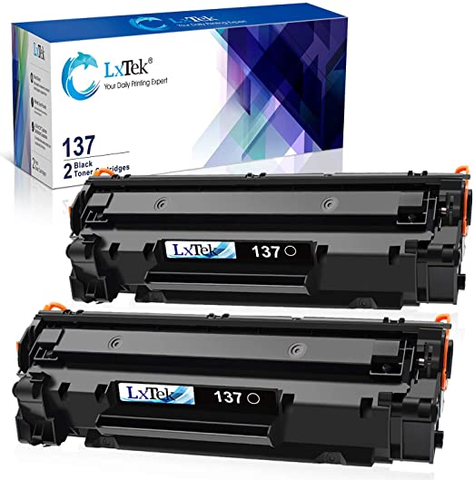 LxTek Compatible Toner Cartridge Replacement for Canon 137 CRG137 9435B001AA to use with ImageClass D570 LBP151dw MF232w MF236n MF216N MF227dw,2 Black