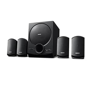 Sony New SA-D40M2 4.1ch Home Theatre Speaker with 100w Power Output and Powerful Subwoofer (Bluetooth, USB, AUX, Remote Control)