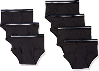 Amazon Essentials Men's Tag-Free Cotton Briefs, Pack of 7