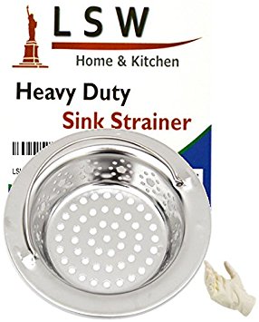 LSW Heavy Duty Sink Strainer with Side Drain Holes