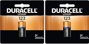 Duracell DL123ABU 3V Ultra Lithium Battery (Value Pack of 2)