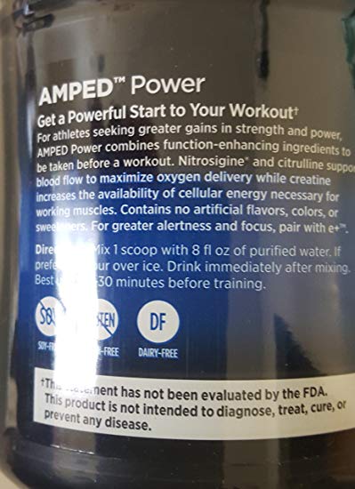 NEW Isagenix AMPED Power, 9.9 oz