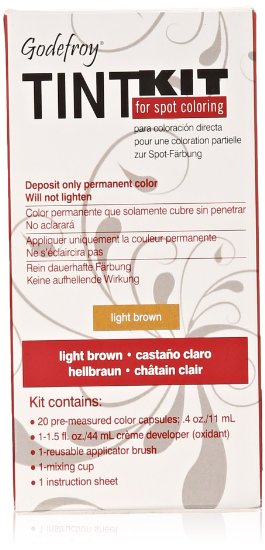 Godefroy Professional Tint Kit, Light Brown, 20 Count