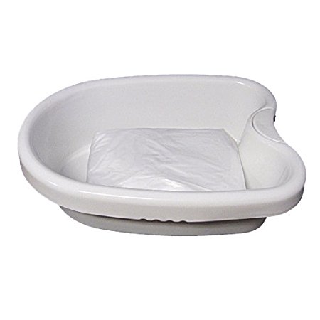 White Foot Tub Basin w/100 Liners