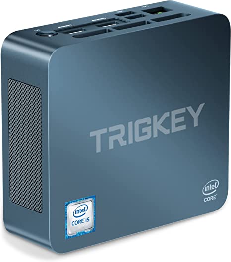 TRIGKEY Mini PC W11 Pro Intel i5-8279U(4 Core, Up to 4.1GHz) 16G DDR4/500G NVMe M.2 SSD Speed S Office&Working Mini PC, Support W10 Micro PC, 4K Dual Output, WiFi 5, BT, USB3.0