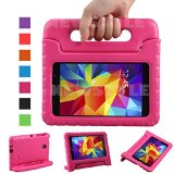 NEWSTYLE Samsung Galaxy Tab 4 70 Shockproof Case Light Weight Kids Case Super Protection Cover Handle Stand Case for Kids Children For Samsung Galaxy Tab 4 7-inch SM-T230 SM-T231 SM-T235 - Rose Color