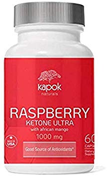 New Kapok Naturals Raspberry Ketones (60 NonGMO Veggie Caps). Raspberry Keytone with Green Tea, African Mango, Apple Cider Vinegar, Kelp & Grapefruit Designed to Naturally Reduce Cravings & Burn Cals