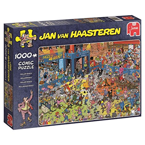 Jumbo Jan Van Haasteren Roller Disco Jigsaw Puzzle (1000 Piece)