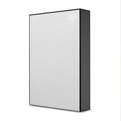 Seagate One Touch 5TB External HDD with Password Protection – Silver, for Windows and Mac, with 3 yr Data Recovery Services, and 4 Months Adobe CC Photography (STKZ5000401)