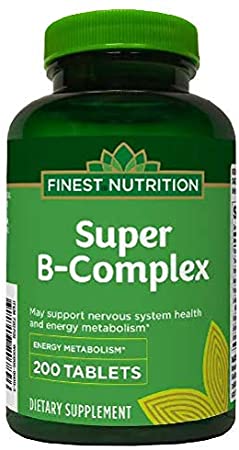 Finest Nutrition Vitamin B Complex 500mg 200 Tablets