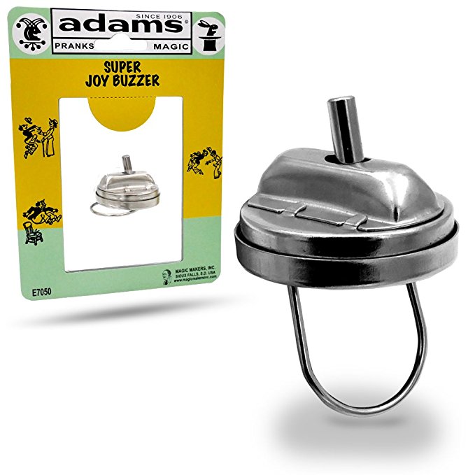 Adams Pranks and Magic - Super Joy Buzzer Gag Toy - Classic Novelty Prank Toy