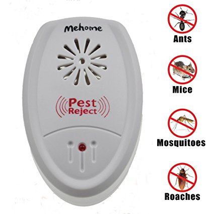 Mehome® Ultrasonic Pest Repeller - Repells Rodents and Insects Electromagnetic Rat Mouse Insect Repeller