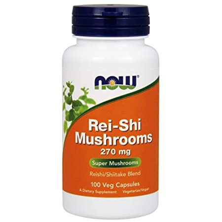 Now Foods, Rei-Shi Mushrooms, 270 mg, 100 Veg Capsules