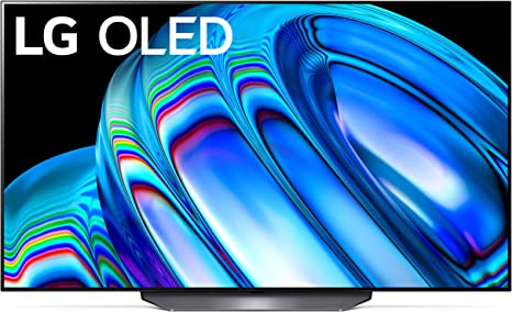 LG OLED B2 Series 55” Alexa Built-in 4K Smart TV (3840 x 2160), 120Hz Refresh Rate, AI-Powered 4K, Dolby Cinema, WiSA Ready, Cloud Gaming (OLED55B2PUA, 2022)