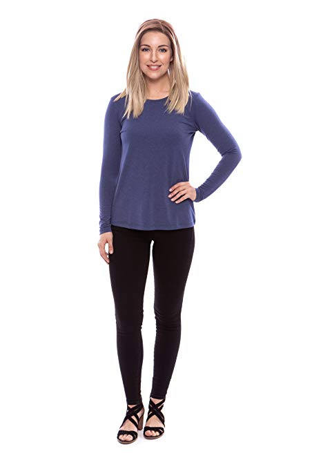 Women's Long Sleeve T- Shirt - Comfortable Casual Wear by Texere (Bellatee)