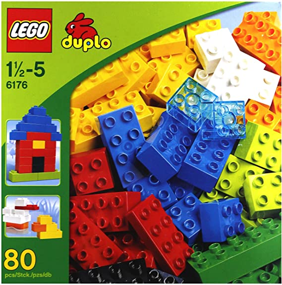 LEGO 6176 DUPLO Basic Bricks Deluxe (80 Pcs.)