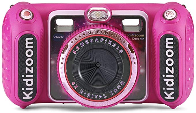 VTech KidiZoom Duo DX Digital Selfie Camera with MP3 Player, Pink