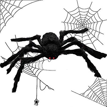 Halloween Decoration, Asben 4.0Ft. Long Plush Spider for Halloween Haunt Decor Best Halloween Decoration