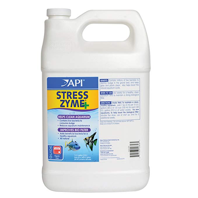 API STRESS ZYME Freshwater and Saltwater Aquarium Cleaning Solution