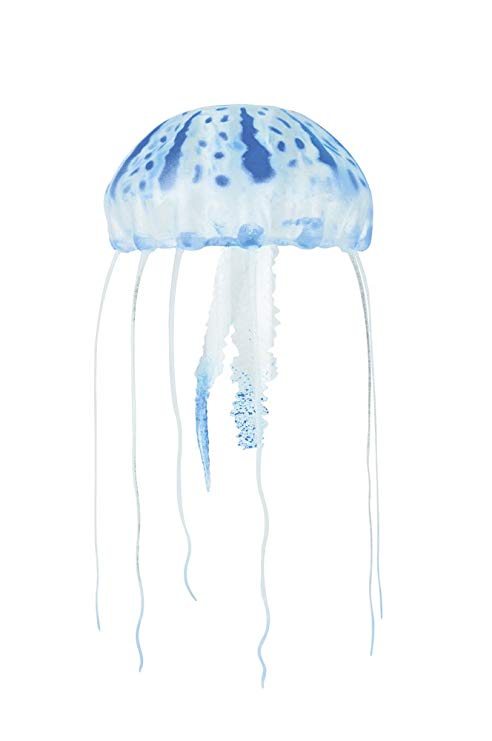 AquaTop ATPFloating Jellyfish Decor, Large 4" - Blue ORNMT Jellyfish BL LG 4IN