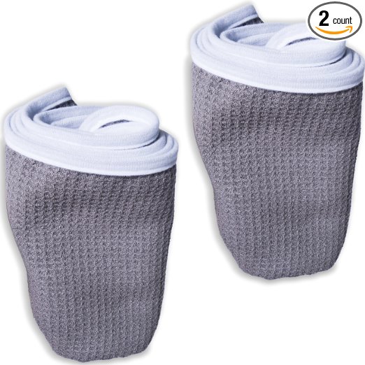 Fitness Gym Towels 2 Pack for Workout Sports and Exercise - Soft Lightweight Absorbent Quick-drying Odor-free Machine-washable