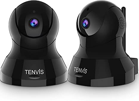 TENVIS Home Pet Camera, FHD Indoor Video Surveillance System, Sound/Motion Detection | 355° Pan/Tilt, 2-Way Audio, Smart App | Family & Pet Friendly