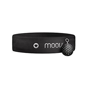 Moov HR Sweat - Limited Edition Smart Heart Rate Monitor and Audio Coach for HIIT Training - Stealth Black
