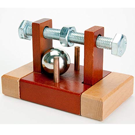 Bits and Pieces - Bolted Close Brainteaser Puzzle - Wooden and Metal Brain Game for Adults