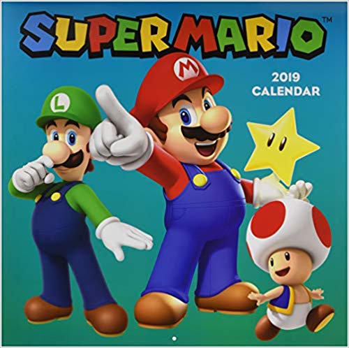 Super Mario 2019 Wall Calendar