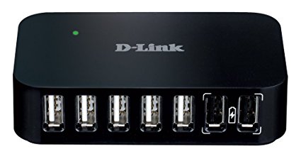 D-Link DUB-H7BL 7 Port USB 2 Hub