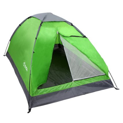 Yodo Lightweight 2 Person Camping Backpacking Tent With Carry Bag, Multi