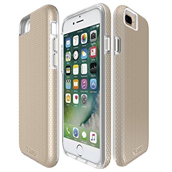 iPhone 7 plus case, iPhone 6s plus /6 plus, Toiko [X-Guard]. A sturdy, beautiful protective case made of two layers perfect fit for iPhone 7  (2016) 6s / 6  / Apple iPhone mobile phone case(Gold)