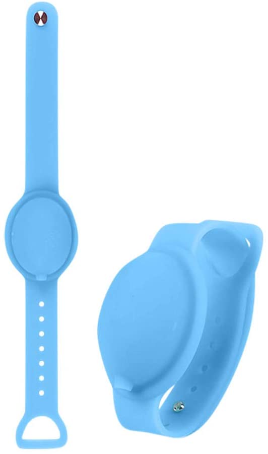 Hand Sanitizer Dispensing Portable Bracelet Wristband Hand Dispenser 10ML (Blue)