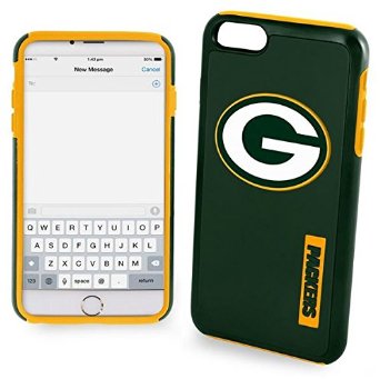 Forever Collectibles - Licensed NFL Cell Phone Case for Apple iPhone 6 Plus / 6s Plus - Retail Packaging - Green Bay Packers