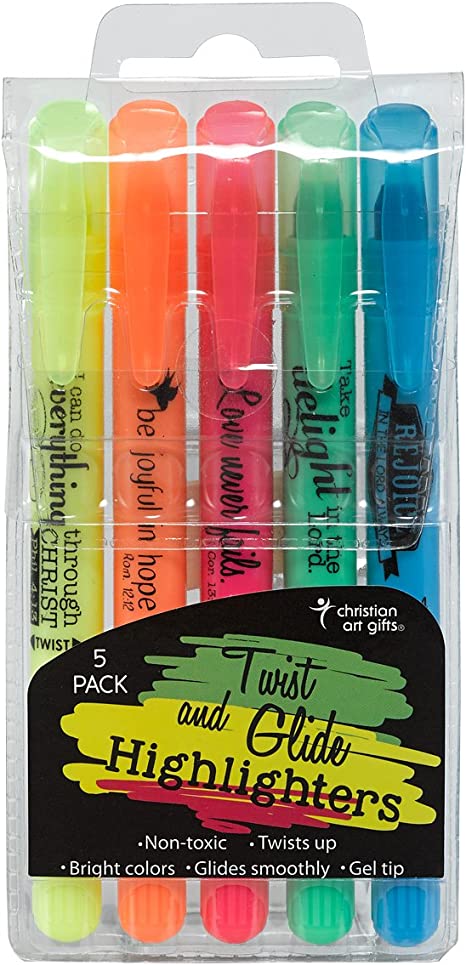 Twist and Glide Gel Bible Highlighters