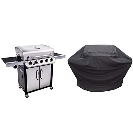 Char-Broil Performance 550 5-Burner Cabinet Gas Grill with Performance Grill Cover, 5  Burner: Extra Large